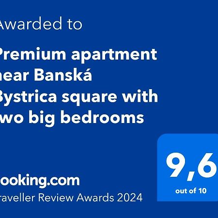 Premium Apartment Near Banska Bystrica Square With Two Big Bedrooms Zewnętrze zdjęcie